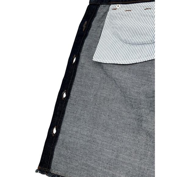 MASSIMO DUTTI Dark Denim Blue Knee-length Skirt (Size 4) - Picture 9 of 15